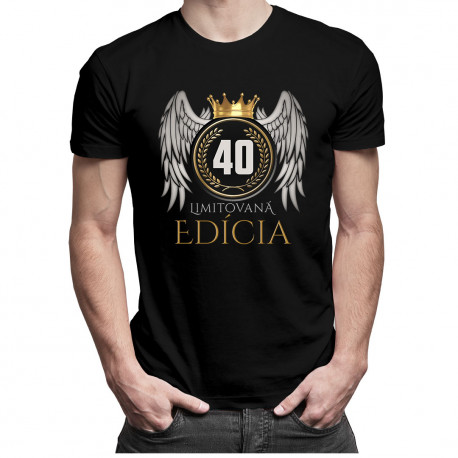 Limitovaná edícia 40 rokov - pánske tričko s potlačou