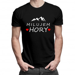 Milujem hory - pánske tričko s potlačou