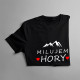 Milujem hory - pánske tričko s potlačou