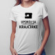 Upokoj sa a dovoľ to urobiť krajčírke - dámske tričko s potlačou