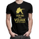 Ver mi, som vojak, viem, čo robím - pánske tričko s potlačou