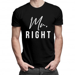 Mr. Right - pánske tričko s potlačou