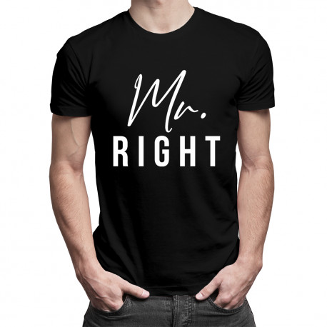 Mr. Right - pánske tričko s potlačou