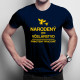 Narodený pre včelárstvo - prinútený pracovať - pánske tričko s potlačou