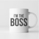 Hrnčeky I'm the boss - I'm the real boss