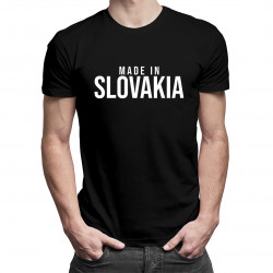 Made in Slovakia - pánske tričko s potlačou