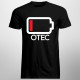 Batérie - otec - pánske tričko s potlačou
