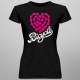 Bicycle – heartbeat chain - dámske tričko s potlačou