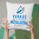 Vankúš najlepšieho inštalatéra na svete - vankúš s potlačou