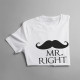 Mr. Right - pánske tričko s potlačou