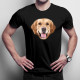 Golden retriever - pánske tričko s potlačou