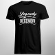 Legendy sa rodia v decembri - pánske tričko s potlačou