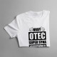 Hrdý otec super syna narodeného v novembri - pánske tričko s potlačou