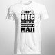 Hrdý otec super syna narodeného v máji - pánske tričko s potlačou