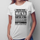 Fantastická matka super syna narodeného v septembri - dámske tričko s potlačou