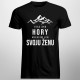 Viac ako hory milujem len svoju ženu - pánske tričko s potlačou
