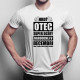 Hrdý otec super dcéry narodenej v decembri - pánske tričko s potlačou