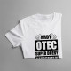 Hrdý otec super dcéry narodenej v decembri - pánske tričko s potlačou