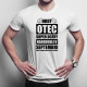 Hrdý otec super dcéry narodenej v septembri - pánske tričko s potlačou
