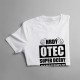 Hrdý otec super dcéry narodenej v septembri - pánske tričko s potlačou