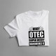 Hrdý otec super dcéry narodenej v júli - pánske tričko s potlačou