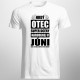 Hrdý otec super dcéry narodenej v júni - pánske tričko s potlačou