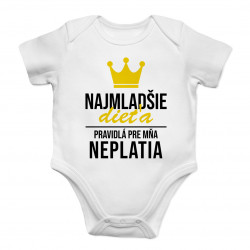 Najmladšie dieťa - pravidlá pre mňa neplatia - body s potlačou