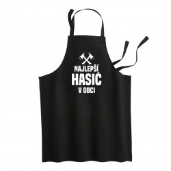 Najlepší hasič v obci - zástera s potlačou