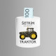 Šetrím na nový traktor - Keramická pokladnička s potlačou