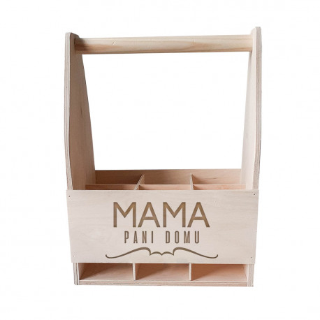 Mama pani domu - drevený nosič
