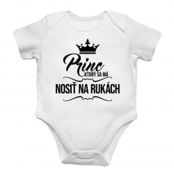 Princ, ktorý sa má nosiť na rukách - body s potlačou
