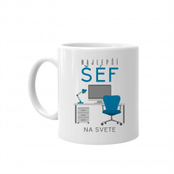 Najlepší šéf na svete - keramický hrnček s potlačou