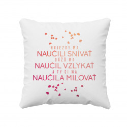Hviezdy ma naučili snívať - vankúš s potlačou