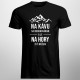 Na kávu sa nedohováram, ale na hory ísť môžem - dámske tričko s potlačou