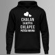 Chalan sa nepýta, chlapec požičia mikinu - pánska mikina s potlačou