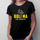 Bolí ma, keď nebehám - dámske tričko s potlačou