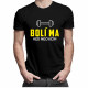 Bolí ma, keď necvičím - pánske tričko s potlačou