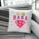Super baba - vankúš s potlačou