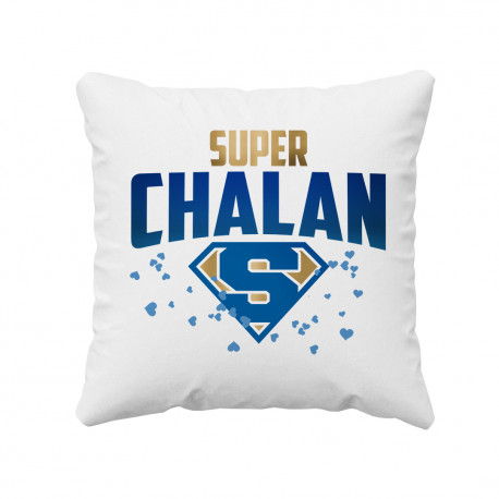 Super chalan - vankúš s potlačou
