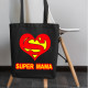 Super mama - taška s potlačou