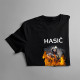 Hasič - poháňaný silou, nabíjaný odvahou - pánske tričko s potlačou
