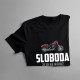 Sloboda je plná nádrž - pánske tričko s potlačou