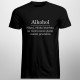 Alkohol - pánske tričko s potlačou