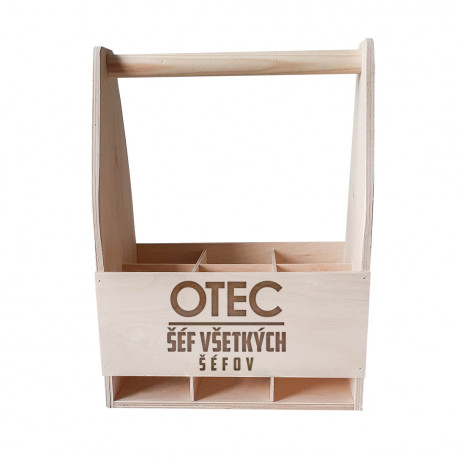 Otec - šéf všetkých šéfov - drevený nosič