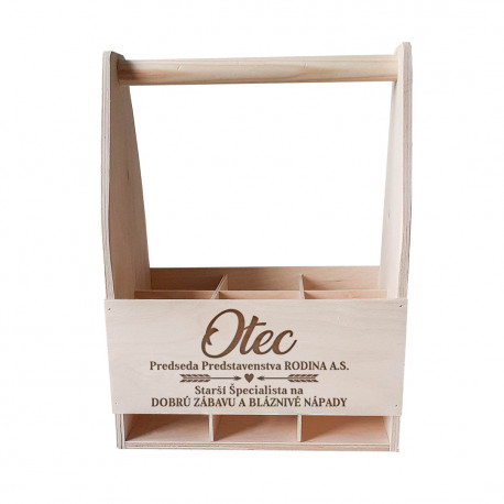 Otec - predseda predstavenstva Rodina a.s. - drevený nosič