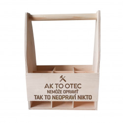 Ak to otec nemôže opraviť, tak to neopraví nikto - drevený nosič