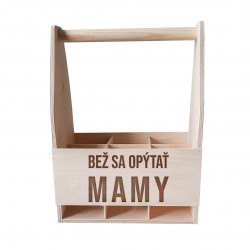 Bež sa opýtať mamy - drevený nosič