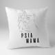 Psia mama - vankúš s potlačou
