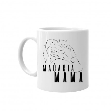 Mačacia mama - keramický hrnček s potlačou