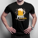 Pivo a modlitbu nikdy neodmietam - pánske tričko s potlačou